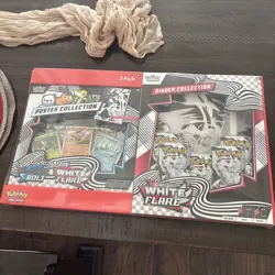 Pokemon Black Bolt and White Flare Binder + Poster Collection Sam's Club Bundles - Image 1