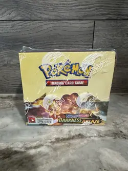 Pokemon TCG Sword & Shield Darkness Ablaze Booster Box Sealed Box Fresh - Image 1