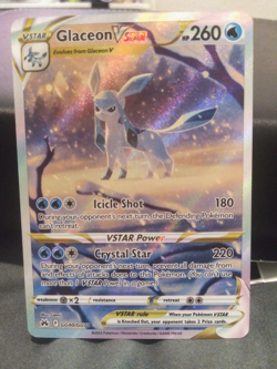 Pokemon Glaceon VSTAR GG40/GG70 Crown Zenith Galarian Gallery Ultra Rare Holo +x - Image 1