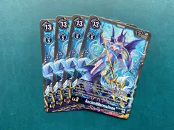 AncientMermaimon BT12-032 Playset Across Time Digimon Card Game x4 - Image 1