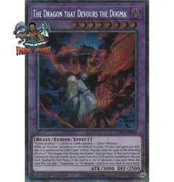 Yugioh! 1x The Dragon that Devours the Dogma CH01-EN041 Starlight Rare 1st Ed NM - Image 1