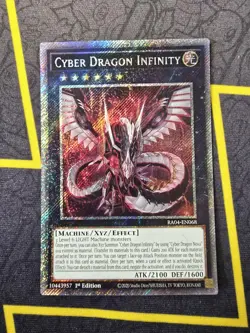 Cyber Dragon Infinity - RA04-EN068 - Platinum Secret Rare - 1st Edition - Yugioh - Image 1