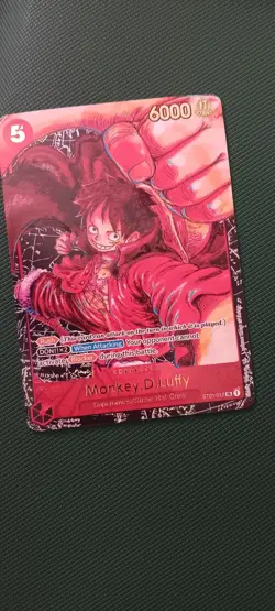 One Piece TCG Card Monkey D.Luffy ST01-012 OP05 1st Anniversary English - Image 1
