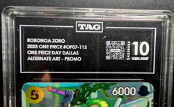 One Piece TCG | Roronoa Zoro Dallas | Promo | TAG 10 | NM+ - Image 3