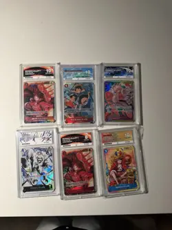 One Piece Monkey D Luffy ACE Bundle. Parallel, OP05, OP013, ST01, P-043 - Image 1