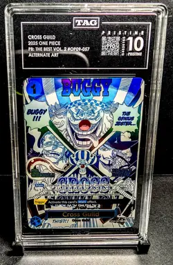One Piece TCG | PRISTINE TAG 10 | PRB The Best VOL.2 | OP09-057 Cross Guild ALT - Image 1