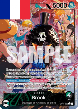 One Piece Card Game ! Brook OP15-022 (AA) - Francais ! - Image 1
