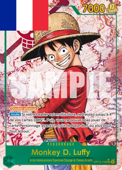 One Piece Card Game ! Monkey.D.Luffy OP13-118 (AA) - Francais ! - Image 1