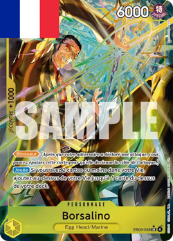 One Piece Card Game ! Borsalino EB04-058 (AA) - Francais ! - Image 1