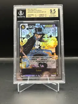 2023 One Piece OP04 En Manga Alternate Art #083 Sabo BGS 9.5 GEM MINT - Image 1