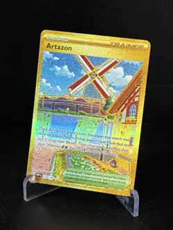 Pokemon TCG Trainer Artazon Obsidian Flames Hyper Rare Gold Card 229/197 - Image 1