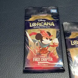Disney Lorcana TCG: The First Chapter Booster Pack x3 Sealed Brand New Japanese - Image 3