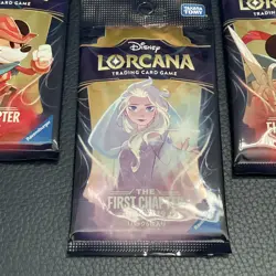 Disney Lorcana TCG: The First Chapter Booster Pack x3 Sealed Brand New Japanese - Image 4