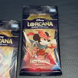 Disney Lorcana TCG: The First Chapter Booster Pack x3 Sealed Brand New Japanese - Image 5