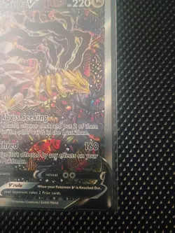 Pokemon Card Giratina v Alt Art FA 186/196 Lost Origin SWSH 2022 LP Condition - Image 5