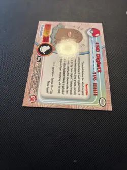 Pokemon: Topps (TV Animation)- 2 Card Foil Lot: Diglet And Dugtrio - Image 5