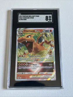 Pokemon TCG Charizard VSTAR Holo Ultra Rare Card 018/172 Brilliant Stars - Image 1
