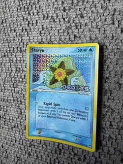 2005 Pokemon EX Deoxys #77 Staryu Reverse Holo MINT Rare Vintage Card STAMPED - Image 2