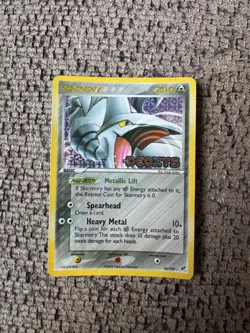 2005 Pokemon EX Deoxys #26 Skarmory Reverse Holo MINT Rare Vintage Card STAMPED - Image 1