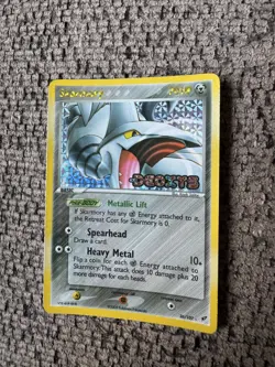 2005 Pokemon EX Deoxys #26 Skarmory Reverse Holo MINT Rare Vintage Card STAMPED - Image 2