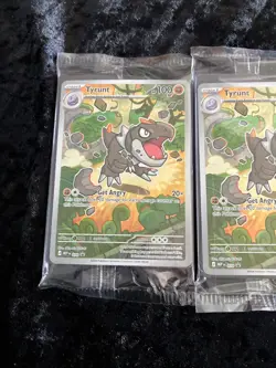 Pokemon Tyrunt #070 Perfect Order Promo Black Star ⭐ Card Full Art Sealed X4! - Image 2