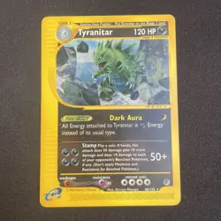 Tyranitar - 66/165 - Pokemon Expedition Non Holo Rare Card ex condition - Image 1