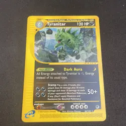 Tyranitar - 66/165 - Pokemon Expedition Non Holo Rare Card ex condition - Image 2