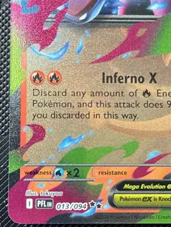 Pokemon TCG - Charizard X Ex Pokemon Card - 013/094 - Phantasmal Flames 🔥. 89 - Image 2