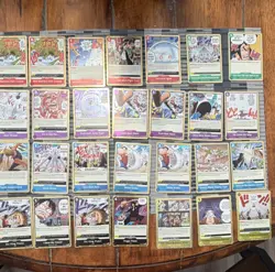 One Piece TCG PRB-02 Event Cards mixed rarity 28 card lot - Image 1
