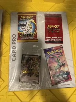 1x Sealed Card Pro + METAZOO Magazine Vol #1 ALPHA PROMO + DEMO + Pokemon Packs - Image 2