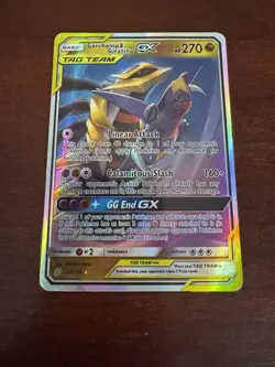 Garchomp & Giratina GX Tag Team 146/236 Holo Pokemon Card – VG - NM See Photos - Image 1