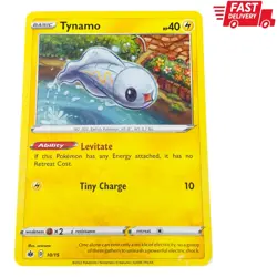 Pokemon TCG 2022 McDonalds Promo Card | Tynamo 10/15 MP - Image 1