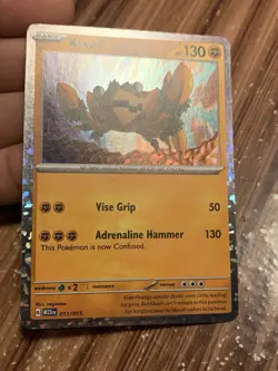 Pokemon TCG Klawf 011/015 McDonalds 2023 Promo Confetti Holo Card Lp - Image 5