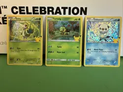 Pokemon Card - Oshawott, Turtwig, Snivy 005/025 McDonald's 25th Anniversary Holo - Image 1