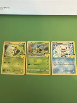 Pokemon Card - Oshawott, Turtwig, Snivy 005/025 McDonald's 25th Anniversary Holo - Image 3