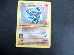 Pokemon 1st Edition Shadowless Holo-Foil Rare Card, Machamp, Base Set, 8/102 - Image 4