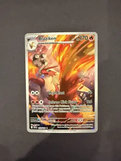 Pokemon Blaziken 192/182 Sv10 Destined Rivals Illustration Rare Holo 170HP - Image 1
