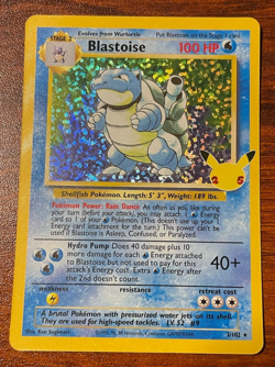 Blastoise 2/102 Celebrations Holo Rare Classic Collection Pokemon TCG NM - Image 1