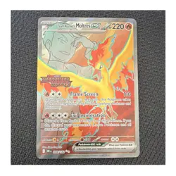 Pokemon Team Rocket's Moltres EX Destined Rivals Stamped 208 - Image 1