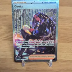 Pokemon Geeta 226/197 SV03 Obsidian Flames Full Art Trainer Holo - Image 1