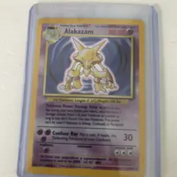 Pokemon TCG Alakazam Base Set Rate Non Graded Excellent Condition - Image 2