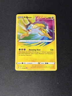 Raikou – Vivid Voltage Amazing Rare #050/185 – NM Holo - Image 1