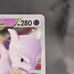 Pokemon Mewtwo VSTAR Ultra Rare Holo 031/078 Pokemon GO 2022 LP - Image 3