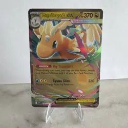 Pokemon TCG Mega Dragonite EX 152 Ascended Heros Half Art Secret Rare - Image 1