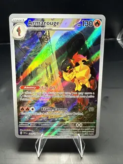 Pokemon Armarouge 203/198 Illustration Rare – Scarlet & Violet Pokemon - Image 1