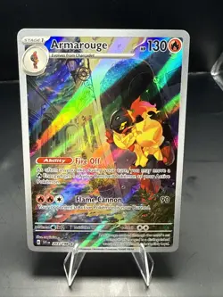 Pokemon Armarouge 203/198 Illustration Rare – Scarlet & Violet Pokemon - Image 2