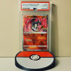 2022 Pokemon Go Japanese TCG # 11 Radiant Charizard Holo Rare PSA 10 Gem Mint - Image 1