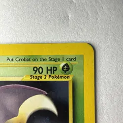 Pokemon TCG Crobat Neo Revelation 4/64 Holo Rare - swirl - Great Condition - Image 4