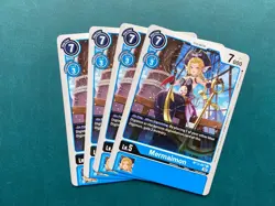 Mermaimon BT12-027 Playset Across Time Digimon Card Game x4 - Image 1