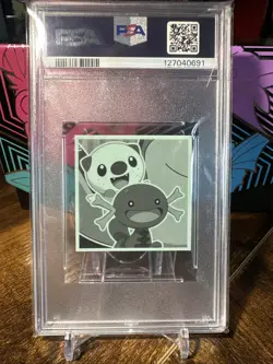 2023 Lotte Pokemon Japanese Pikachu #05 Horizons Wafer Stickers PSA 10 - Image 5